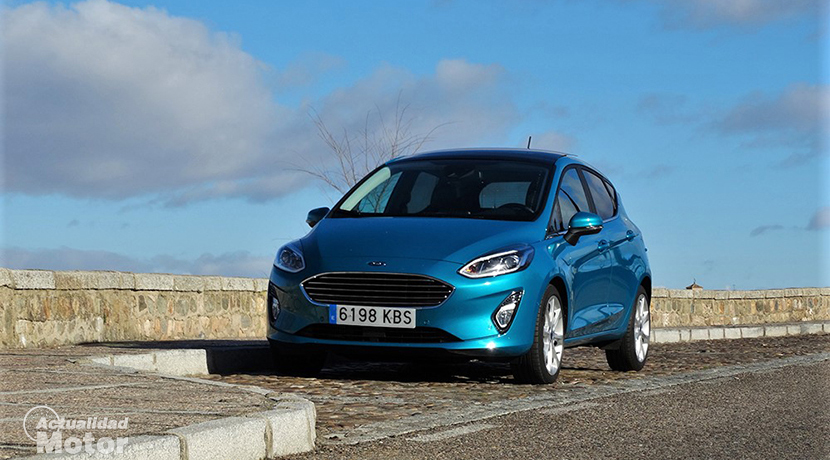 Test Ford Fiesta front profile