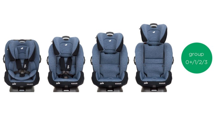 Car seats for children in groups