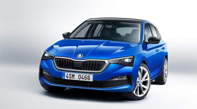 Front of the Skoda Scala