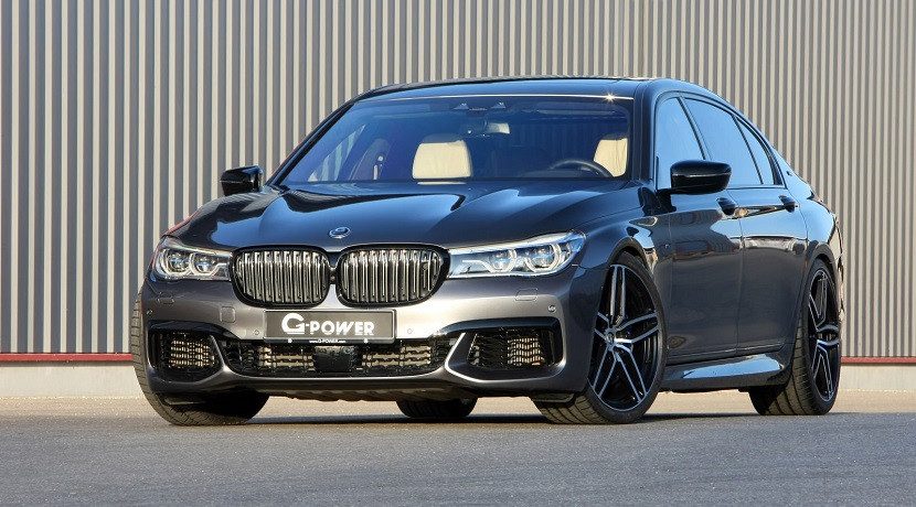 Front of the BMW M760Li G-Power